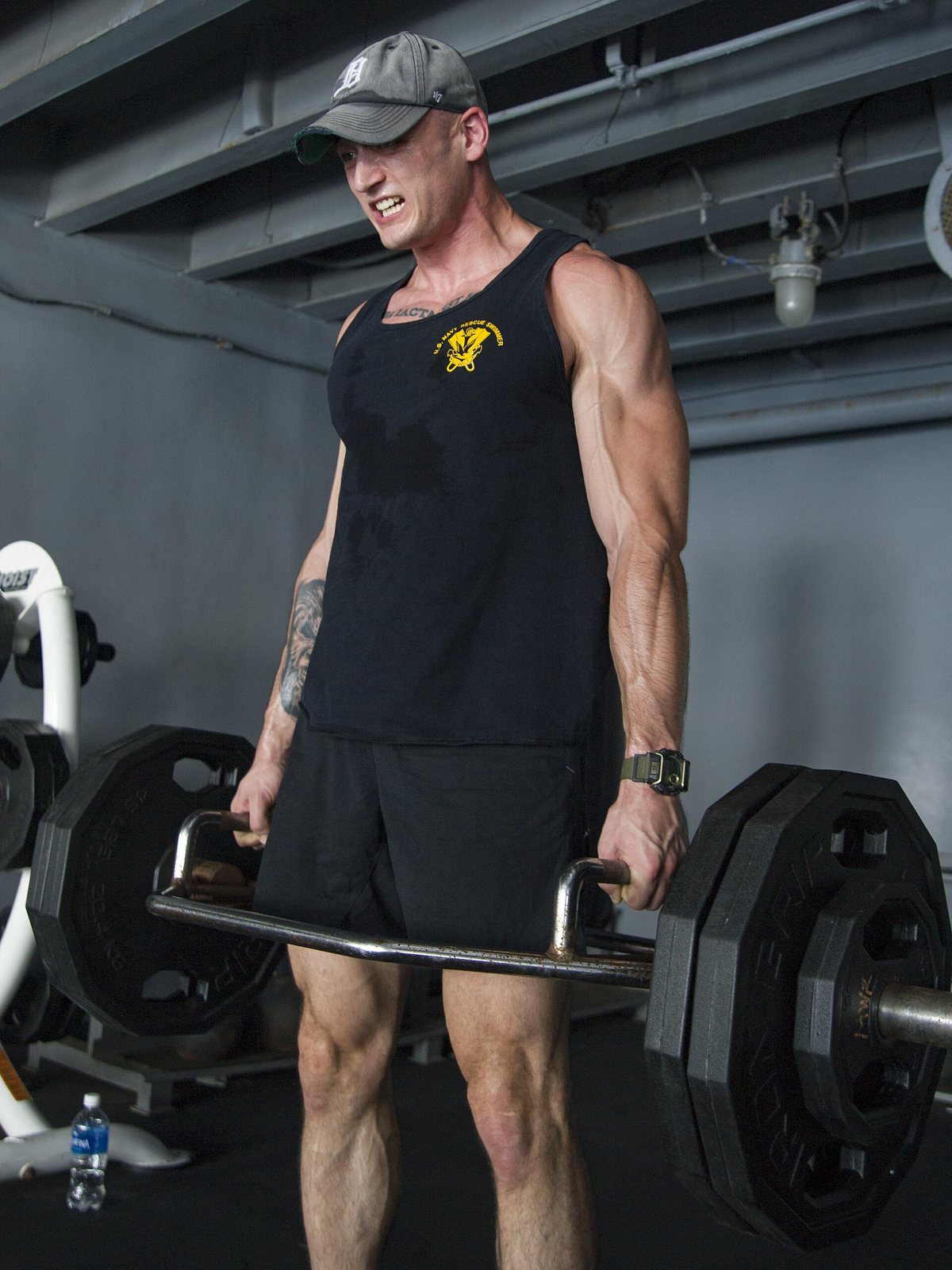 Athlete training with the WeightBoost app