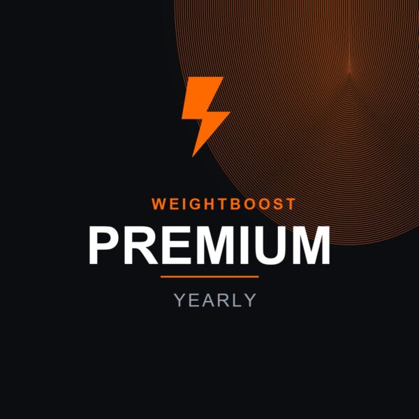 WeightBoost Premium — Yearly
